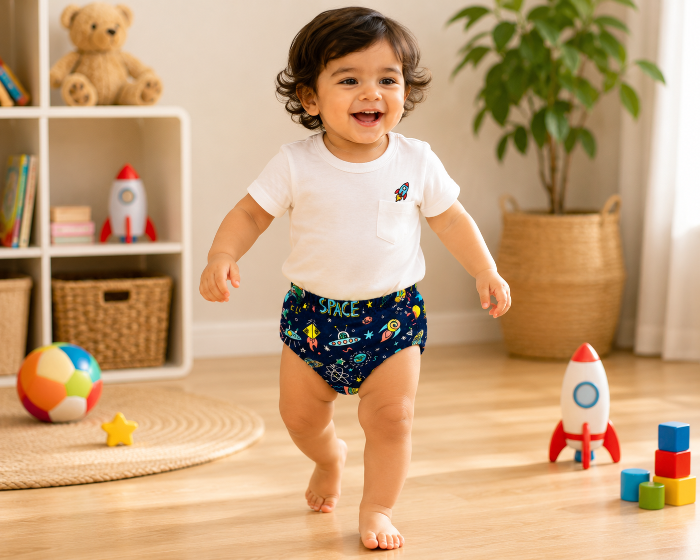 Space Adventure Padded Underwear - Snug