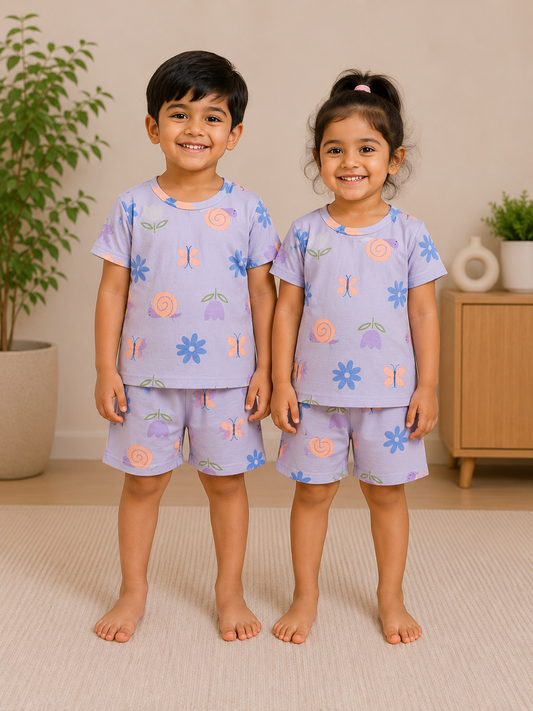 Lavender Garden Print Co-Ord Set