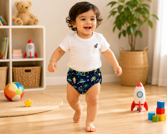 Space Adventure Padded Underwear - Snug