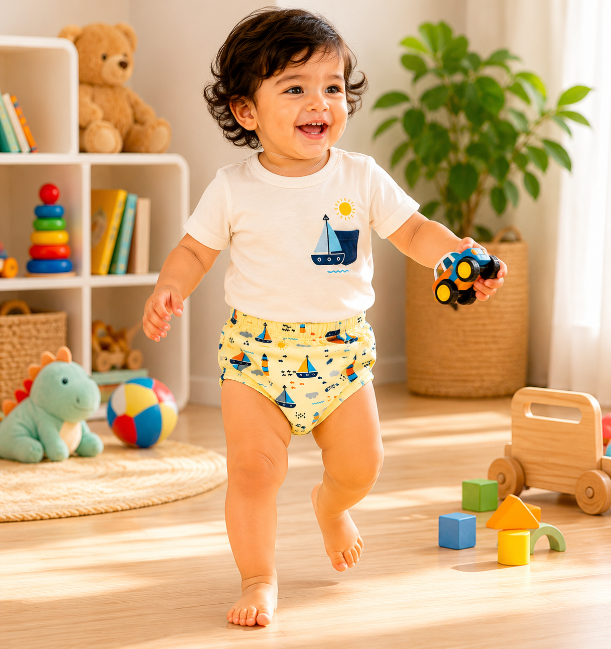 Sunny Sailor Padded Underwear - Snug