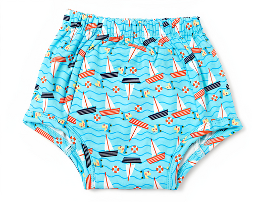 Sailing Seas Print Padded Underwear - Comfort