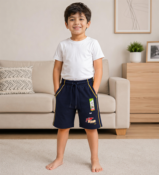 Boys Fisher Casual Trouser - Navy Blue